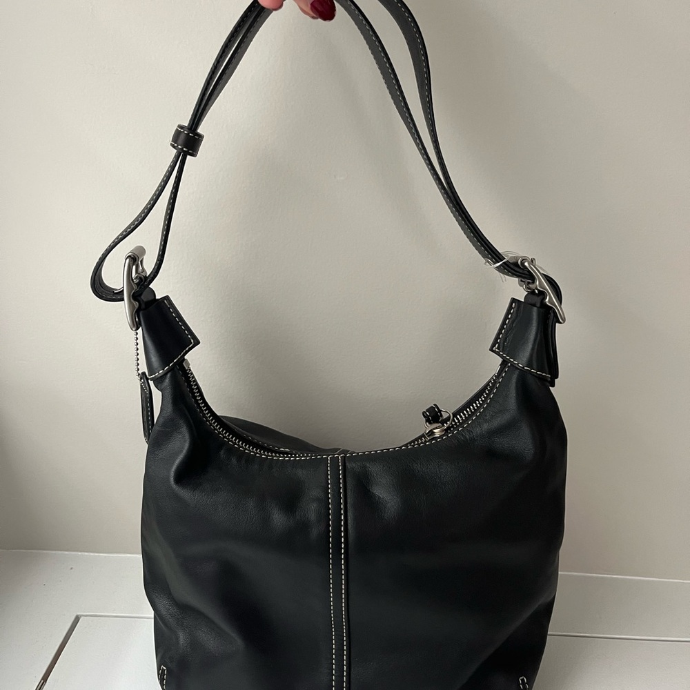 Coach vintage legacy bag y2k black leather 9566